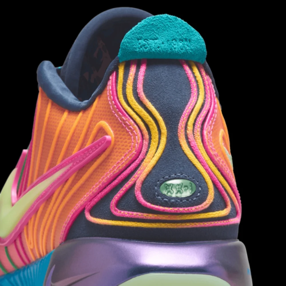 Nike Lebron XXI Men's Vapor Green / Laser Fuschia / Photo Blue - Picture 6 of 8